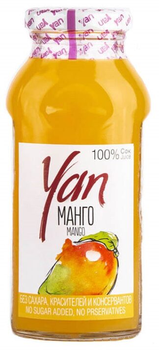 Манговый сок, Yan, 250 мл
