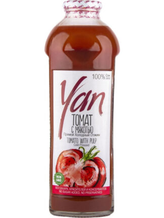 Томатный сок прямого холодного отжима, Yan, 930 мл
