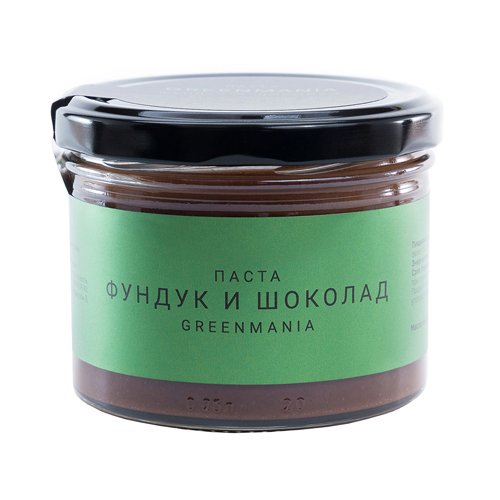 Паста фундук и шоколад, GreenMania, 200 г