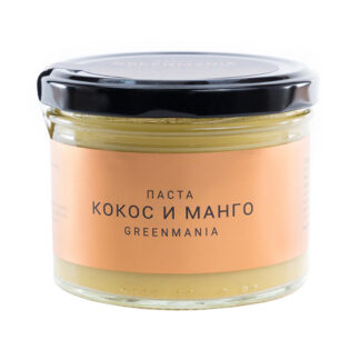 Паста кокос и манго, GreenMania, 200 г