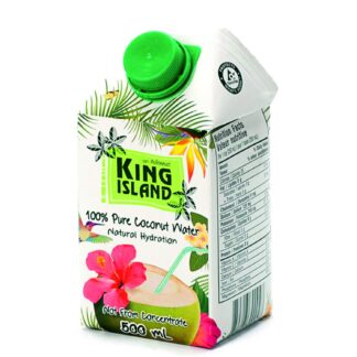Кокосовая вода без сахара 100 %, KING ISLAND, 500 мл