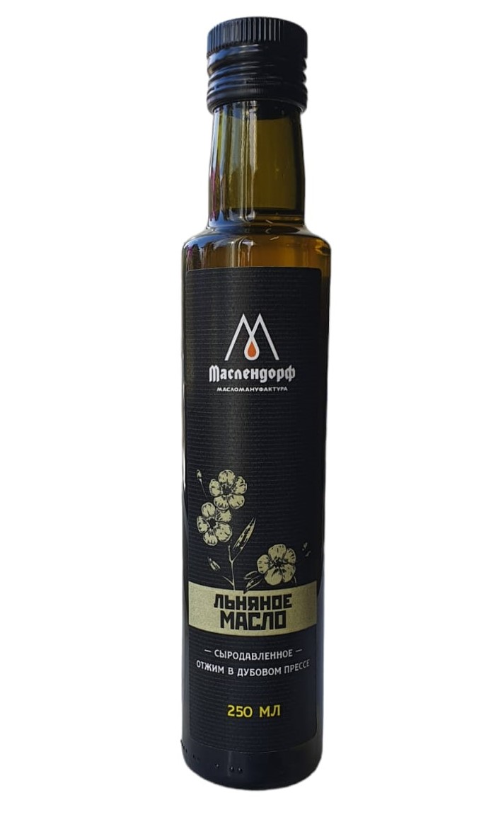 Масло льняное сыродавленное, Маслендорф, 250 мл