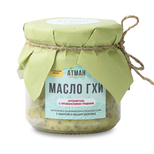 Масло ГХИ с прованскими травами, Атман, 150 г