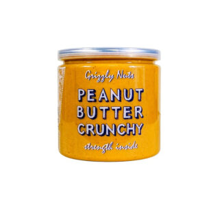 Арахисовая паста хрустящая Crunchy, Grizzly Nuts, 370 г