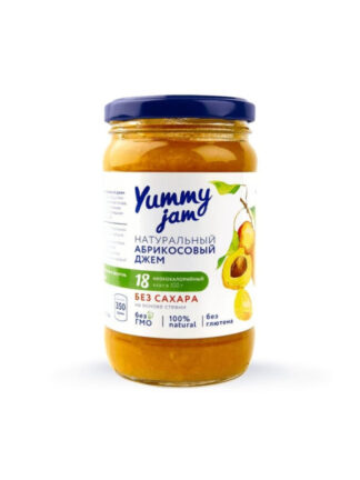 Абрикосовый джем без сахара Yummy Jam, 350 г