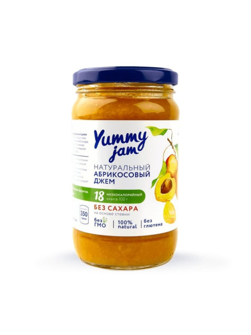 Абрикосовый джем без сахара Yummy Jam, 350 г