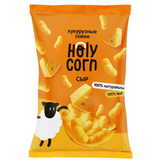 Кукурузные палочки Сырные, Holy Corn, 50 г