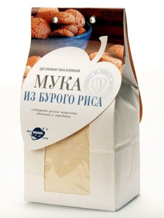 Мука из бурого риса цельносмолотая, Образ жизни Алтая, 500 г