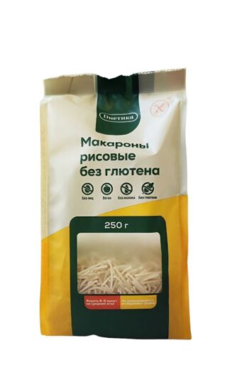 Макароны из рисовой муки Вермишель, Диетика, 250 г