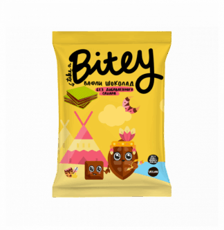 Детские вафли Шоколад, Bitey, 35 г