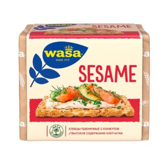 Хлебцы пшеничные с кунжутом Sesame, Wasa, 200 г