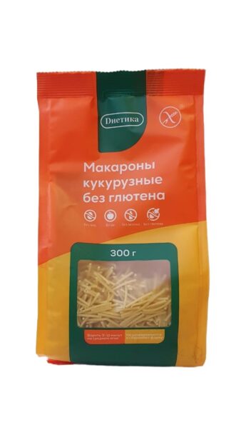 Макароны кукурузные Вермишель, Диетика, 300 г