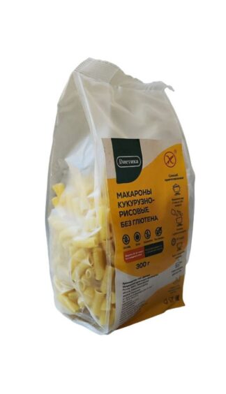 Макароны кукурузно-рисовые Трубочка, Диетика, 300 г