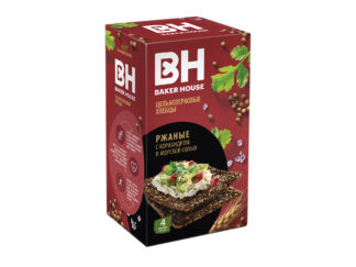 Хлебцы РЖАНЫЕ цельнозерновые с кориандром, BH, 180 г.