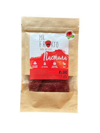 Пастила малиновая с мятой, Mr. Frukto, 30 г.