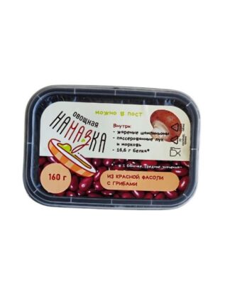 Паштет из красной фасоли с грибами, Востряково, 160 г