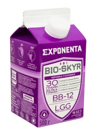 Напиток Exponenta Bio-Skyr 3в1 Черника-Голубика, 500 г
