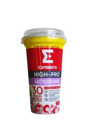 Напиток безлактозный Exponenta High-Pro Клубника-Земляника, 250 г