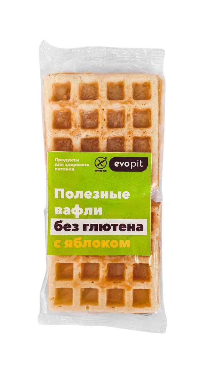 Вафли Венские с Яблоком безглютеновые, Эвопит, 220 г