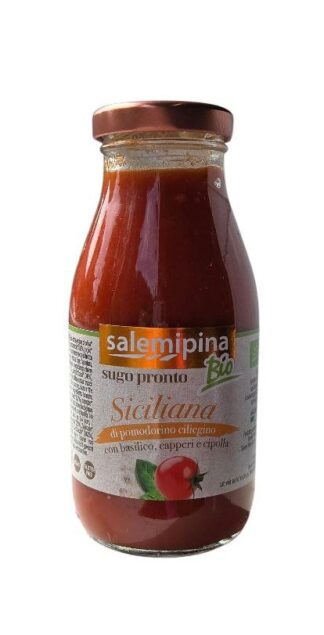Томатный соус из сицилийских помидоров чeрри, Salemipina, 250 г