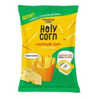 Кукурузные палочки Сырный сыр с соусом, Holy Corn, 30 г